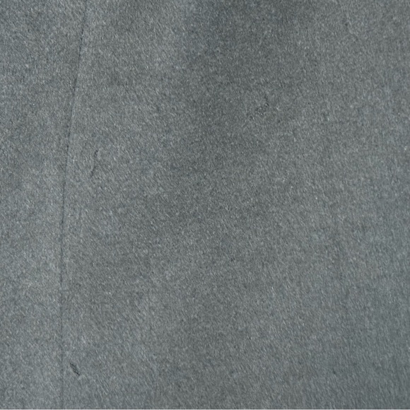 max mara dark gray floor length single button closure wool coat - Picture 10 of 16